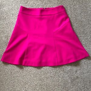 Bright pink skirt
